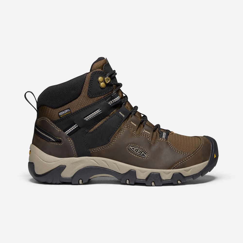 Keen Outdoor Bot Erkek Kahverengi - Steens Deri Waterproof - Türkiye NKHL38462